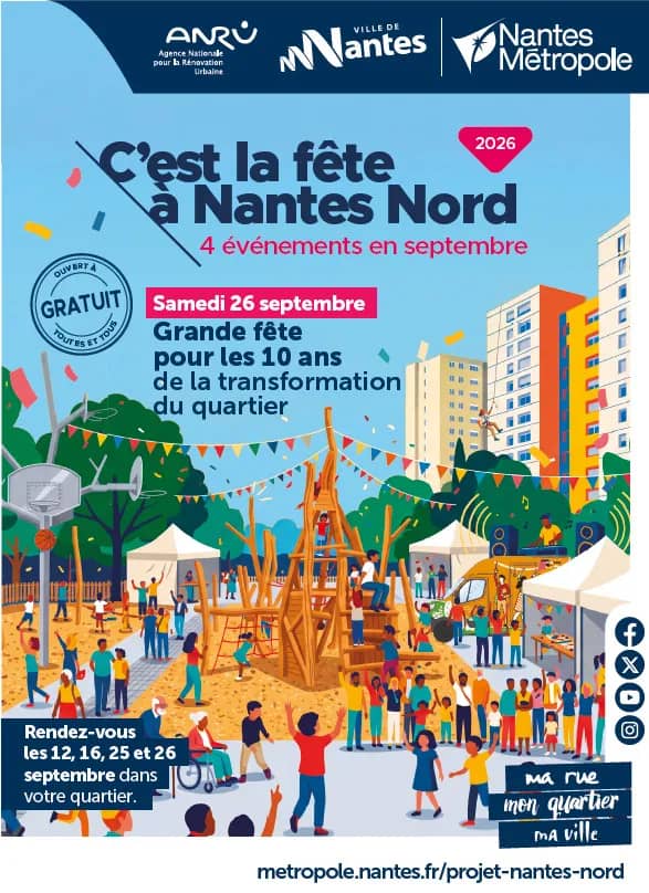Illustration de l'événement : C'est la fête à Nantes Nord !