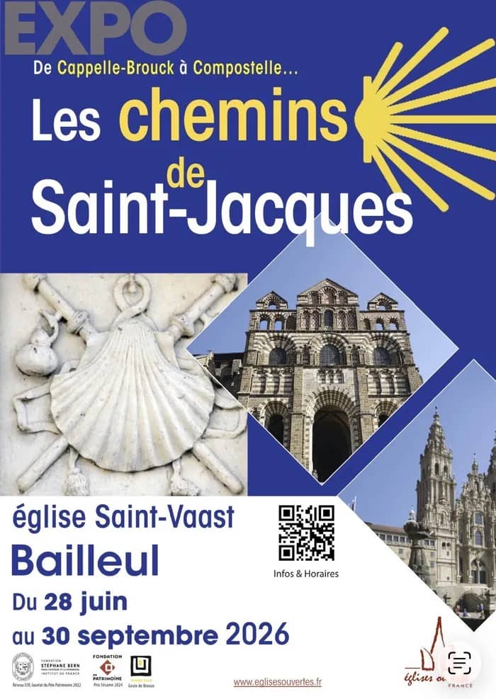 Illustration de l'événement : Exposition sur les chemins de Saint-Jacques de Compostelle dans les Hauts-de-France