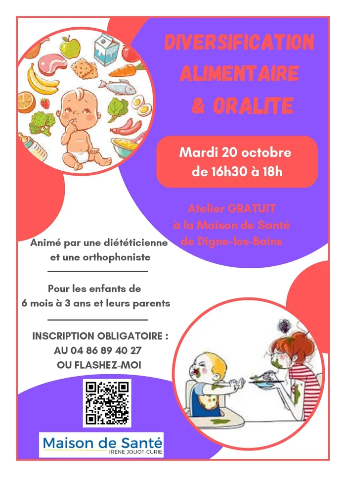 Illustration de l'événement : Atelier diversification alimentaire & oralité
