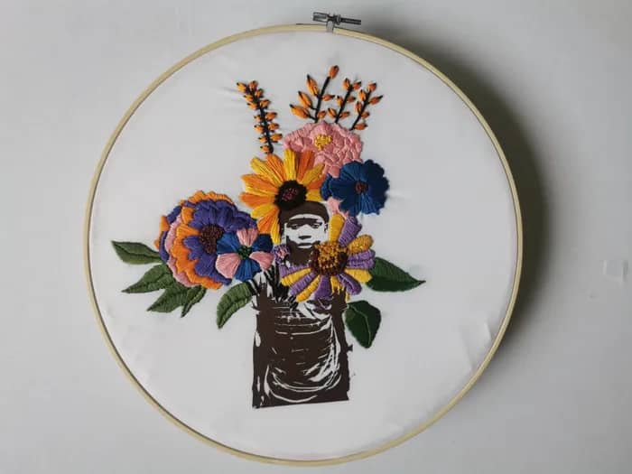 Illustration de l'événement : Atelier broderie sur photo - par Souleymane Balde