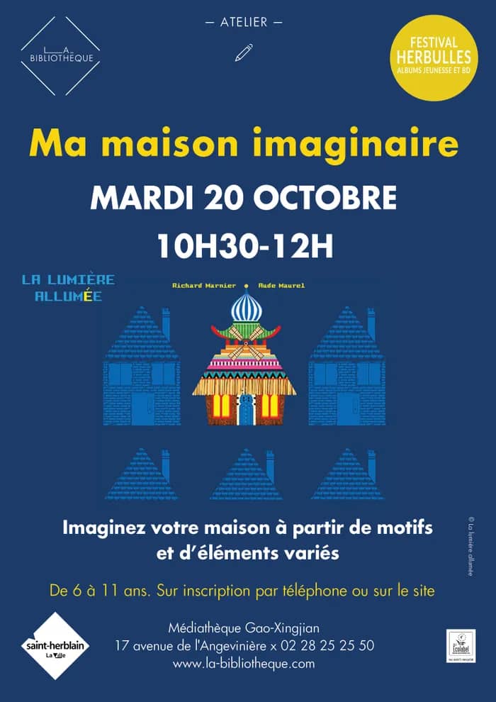 Illustration de l'événement : Atelier ma maison imaginaire