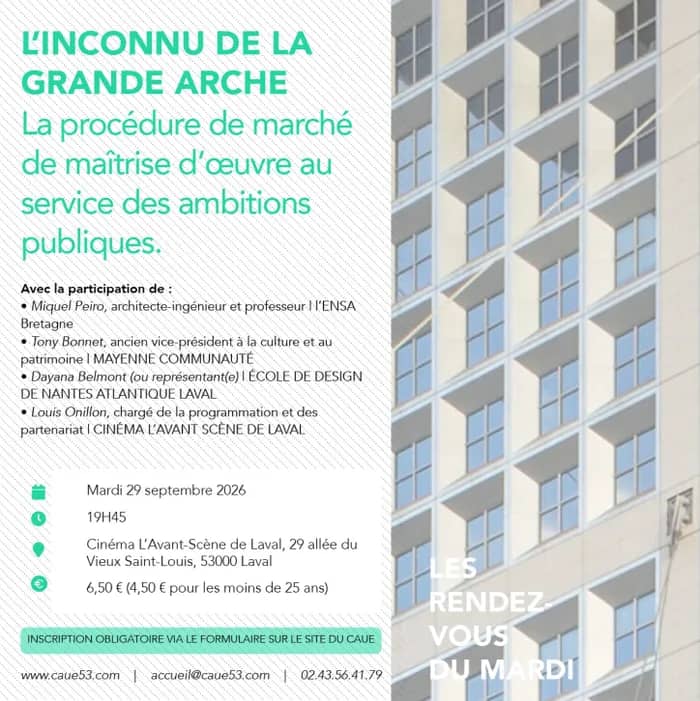 Illustration de l'événement : Les Rendez-Vous du Mardi : l’inconnu de la grande arche