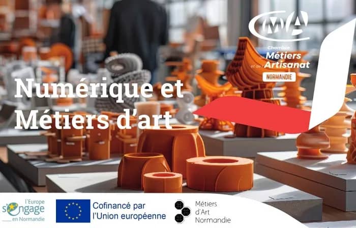 Illustration de l'événement : Atelier Métiers d’Art : je Crée, je Modélise, je Fabrique à la CMA Normandie à Caen (14)