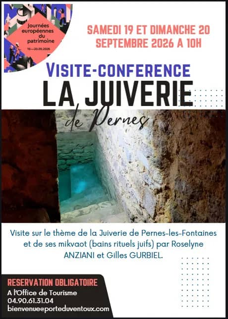 Illustration de l'événement : Visite-conférence : La Juiverie de Pernes