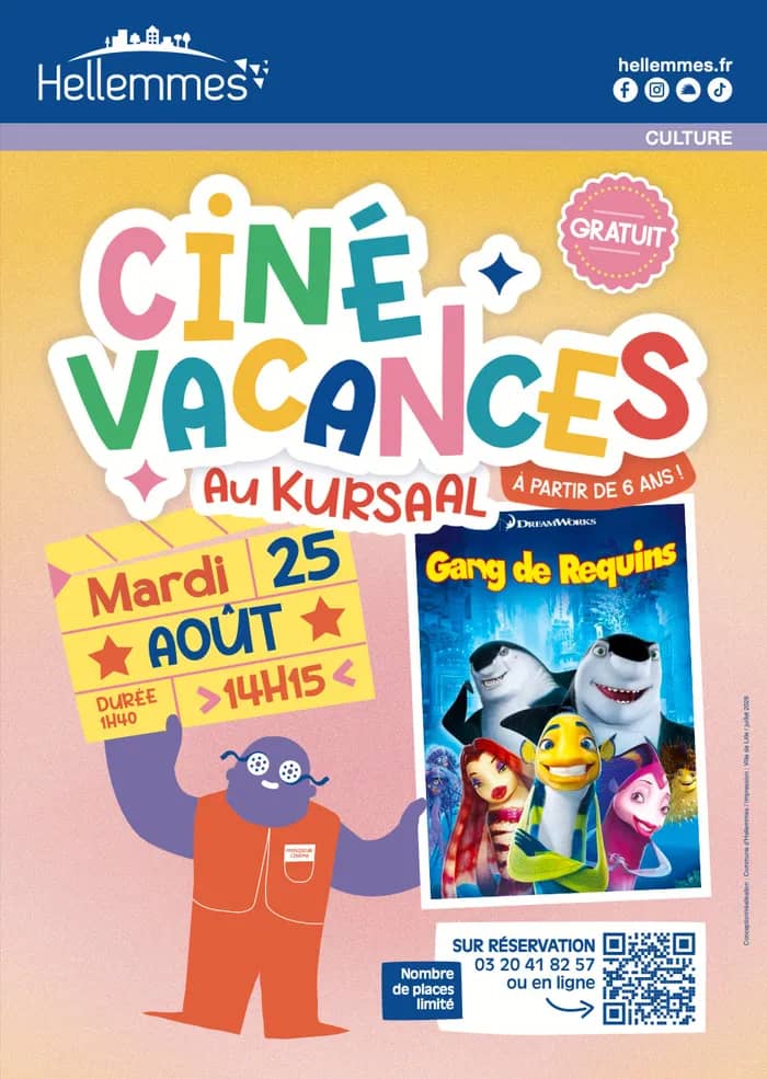 Illustration de l'événement : Prêts pour la prochaine séance de ciné-vacances ? - 25/8