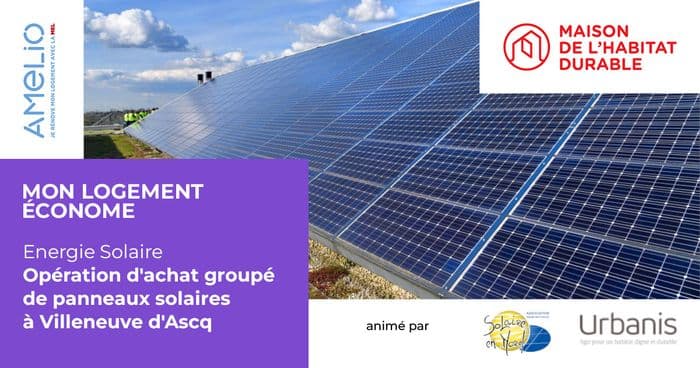 Illustration de l'événement : Opération achat groupé de panneaux solaires à Villeneuve d’Ascq
