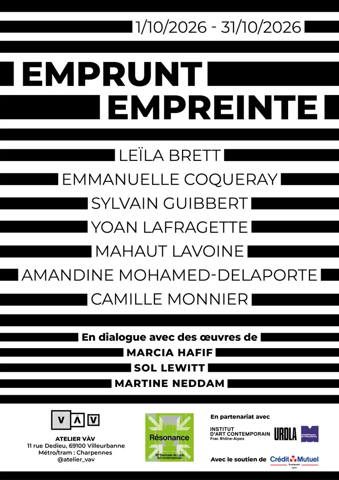 Illustration de l'événement : Emprunt/Empreinte