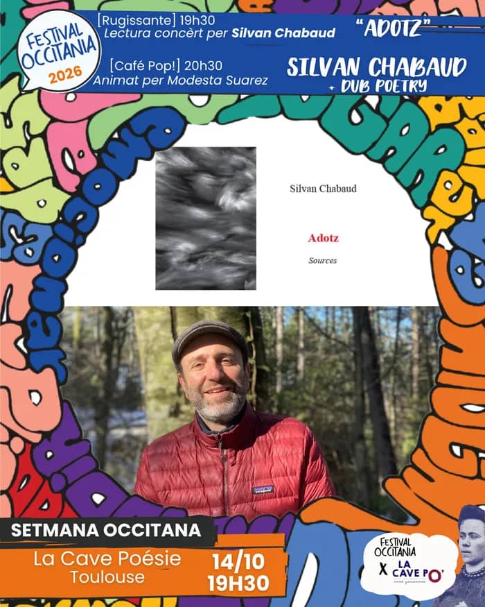 Illustration de l'événement : Café Pop amb Silvan Chabaud + Dub Poetry - Festival Occitania X Cave Po'