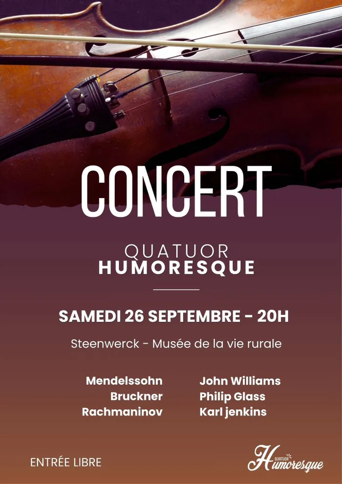 Illustration de l'événement : Concert | Quatuor Humoresque