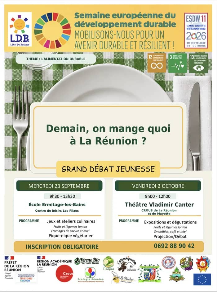 Illustration de l'événement : Demain, on mange quoi à La Réunion ?