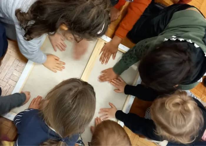 Illustration de l'événement : Visite tout-petits : Formes et matières
