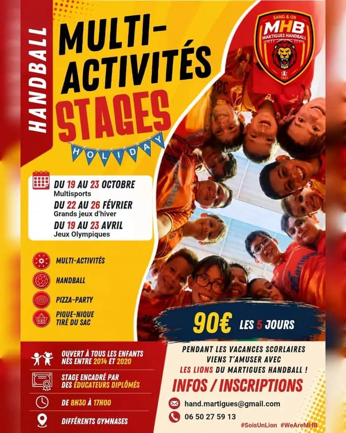 Illustration de l'événement : HANDBALL. STAGE MULTI-ACTIVITES