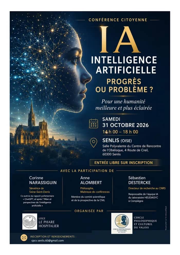 Illustration de l'événement : Intelligence Artificielle progrès ou problème ?