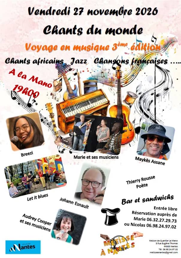 Illustration de l'événement : Chants du monde 3ème édition ENTRÉE LIBRE
