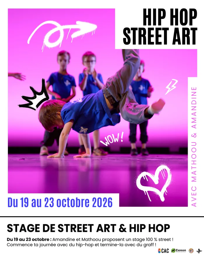 Illustration de l'événement : Stage 100 % street – Vacances d’automne