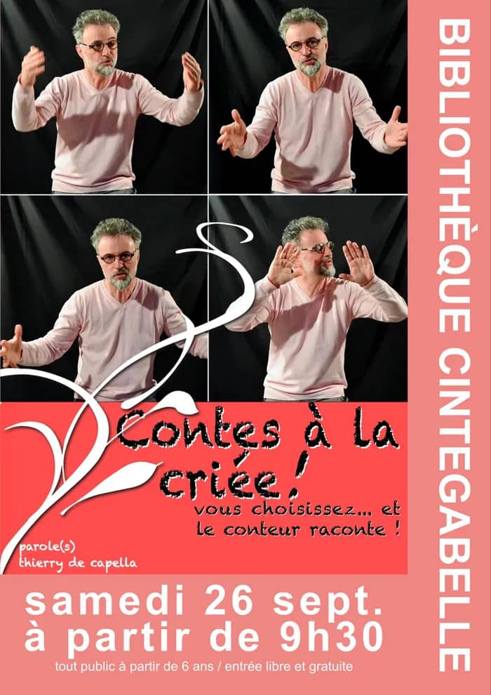 Illustration de l'événement : Contes à la criée ! Cintegabelle