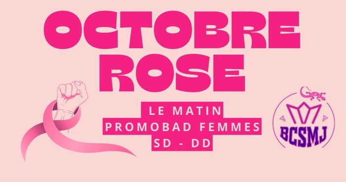 Illustration de l'événement : Tournoi de badminton Octobre rose