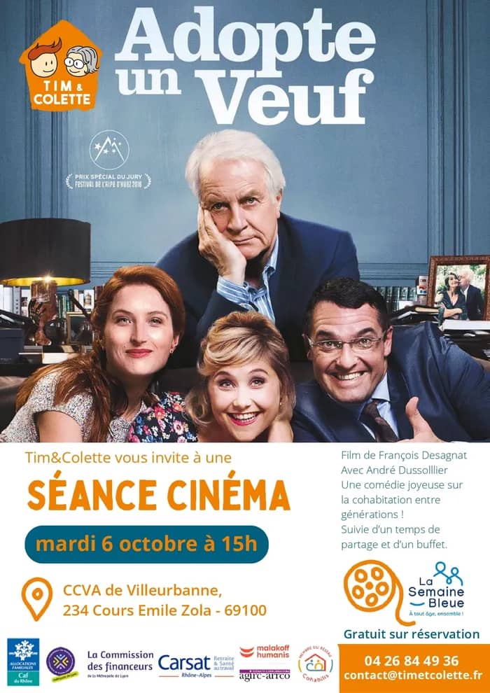 Illustration de l'événement : Cinéma "Adopte un Veuf"