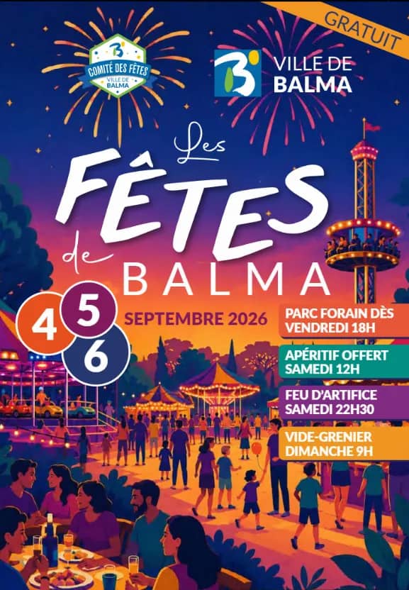 Illustration de l'événement : Les Fêtes de Balma - Du 4 au 6 septembre
