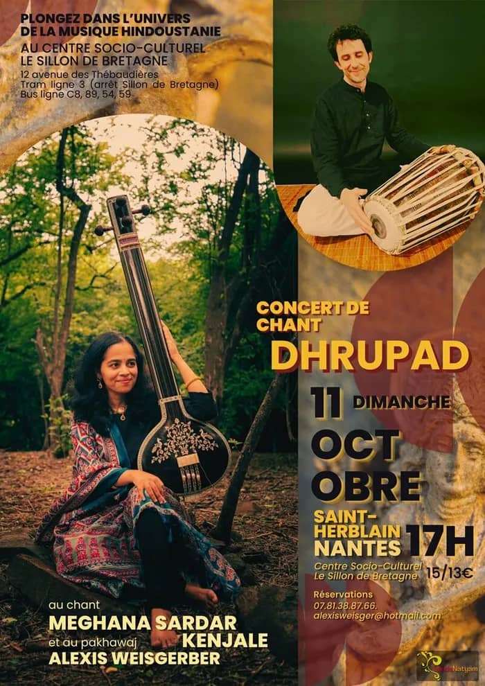 Illustration de l'événement : Concert de musique Dhrupad de l'Inde: Voyage musical en Ragas