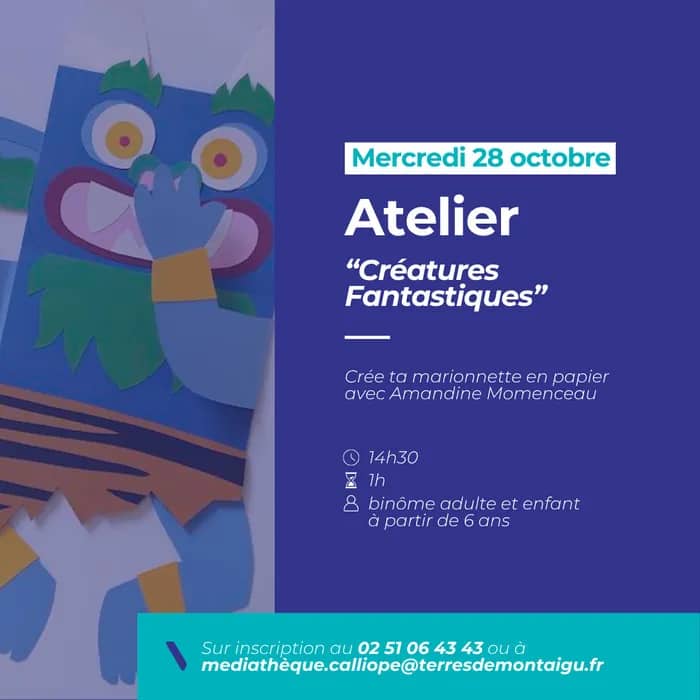 Illustration de l'événement : Atelier intergénérationnel "Créatures fantastiques"