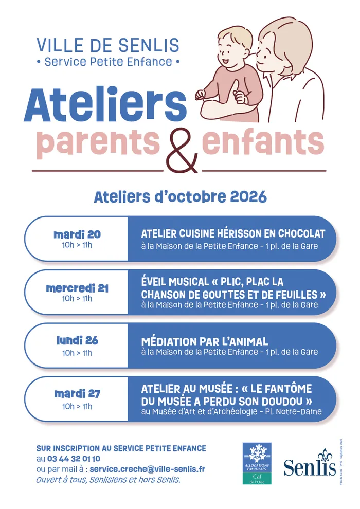 Illustration de l'événement : Atelier parents & enfants : « le fantôme du musée a perdu son doudou »