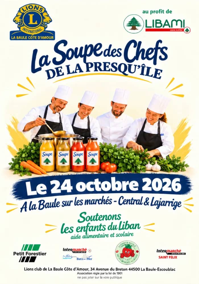 Illustration de l'événement : La soupe des chefs de la presqu'île