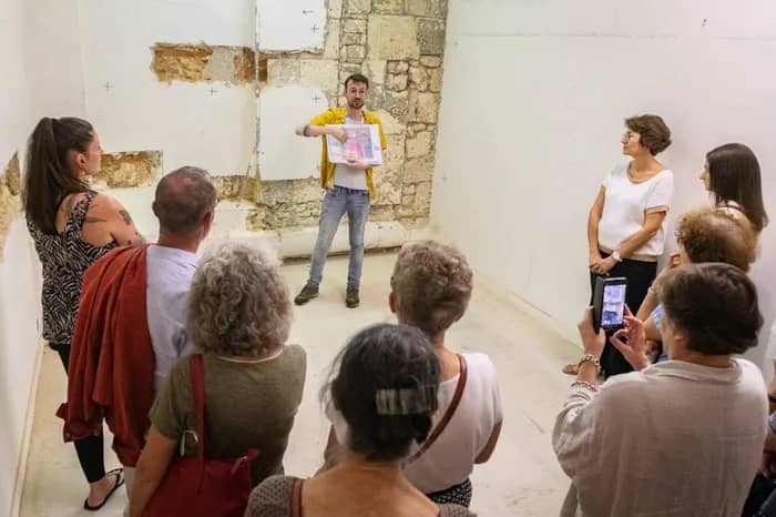 Illustration de l'événement : Visite guidée : "Réhabiliter, préserver, transmettre : au cœur du chantier du Palais"