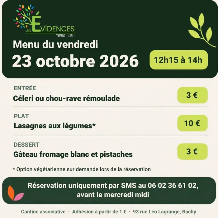 Illustration de l'événement : Cantine associative