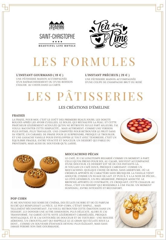 Illustration de l'événement : Tea Time à la Table du Saint-Christophe
