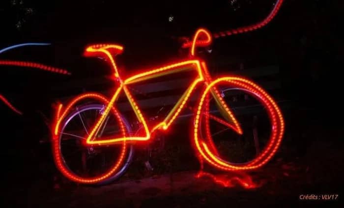 Illustration de l'événement : Balade à vélo nocturne à Caen
