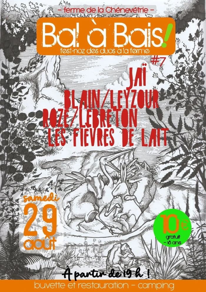 Illustration de l'événement : Bal à Bais - Fest-Noz des duos à la ferme