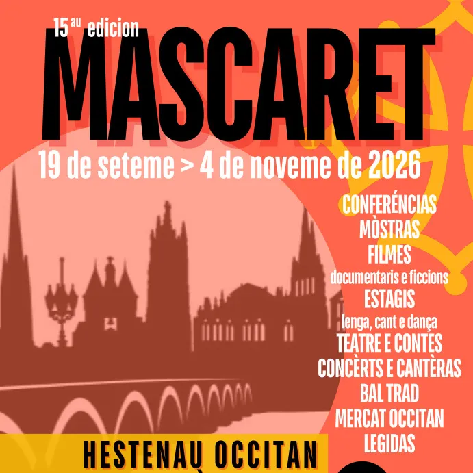 Illustration de l'événement : MASCARET 2026 - 15au hestenau occitan de Bordèu e Gironda
