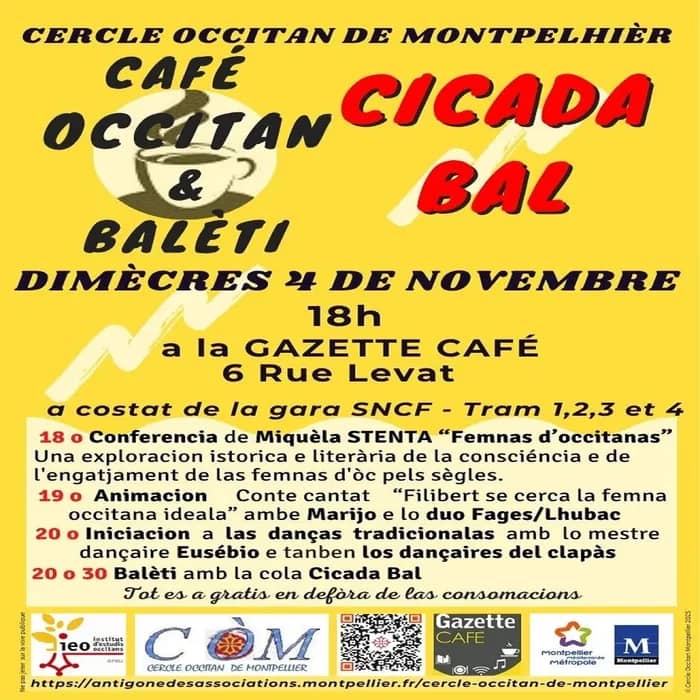 Illustration de l'événement : Café occitan à la Gazette café