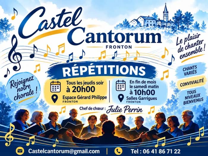 Illustration de l'événement : Activités de la chorale Castel Cantorum