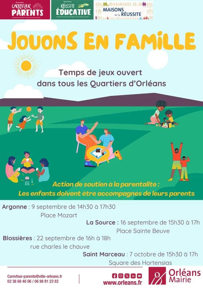Illustration de l'événement : Jouons en famille