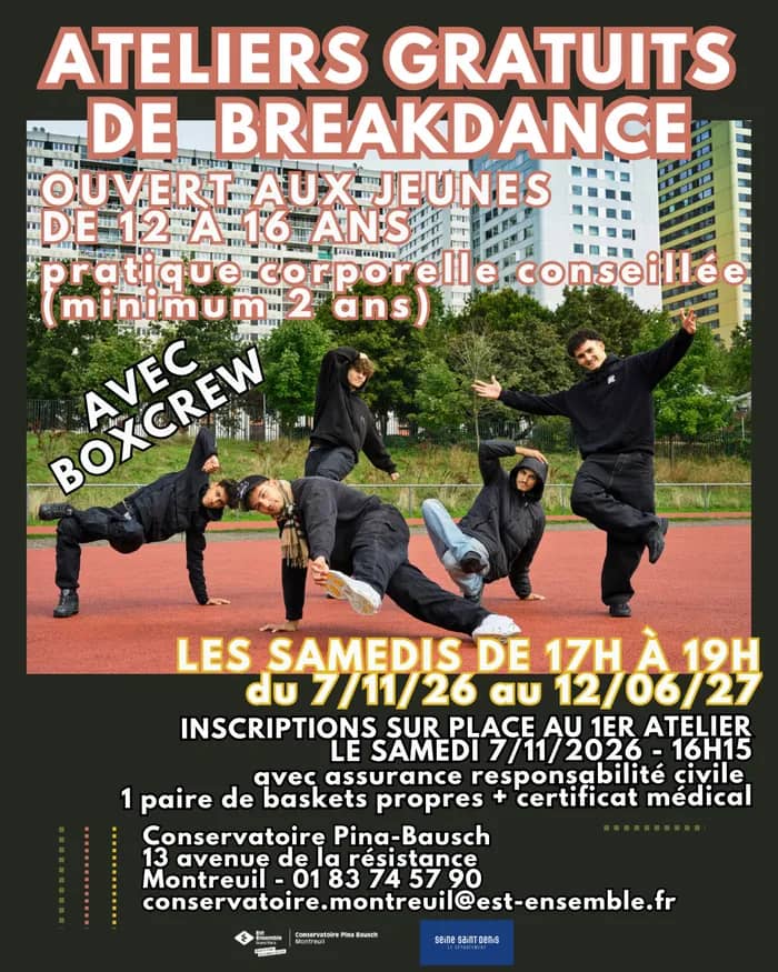 Illustration de l'événement : ATELIERS GRATUITS DE BREAKDANCE