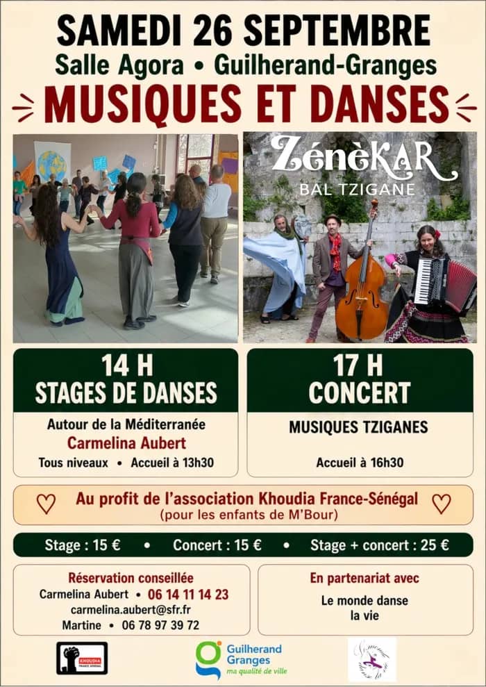 Illustration de l'événement : Concert-bal tzigane et stage de danses autour de la Méditerranée