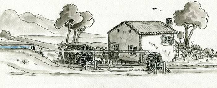 Illustration de l'événement : Visitez le site des Moulins à eau de Vassieux