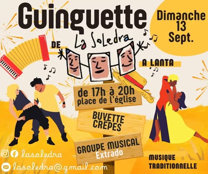 Illustration de l'événement : Guinguette Trad à Lanta avec Extrado