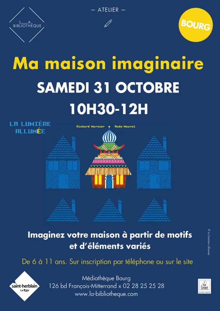 Illustration de l'événement : Atelier ma maison imaginaire