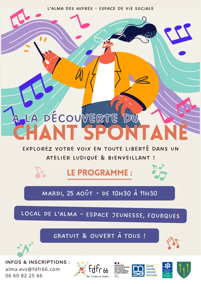 Illustration de l'événement : Chant spontanée