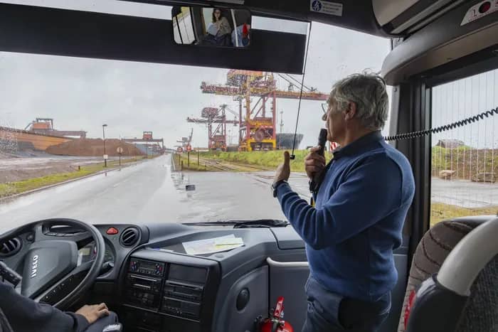 Illustration de l'événement : Visite du port de Dunkerque en bus