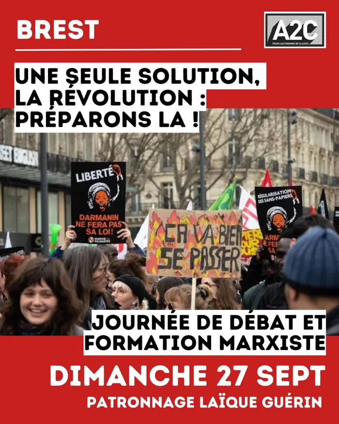 Illustration de l'événement : UNE SEULE SOLUTION : LA RÉVOLUTION ! 🔥