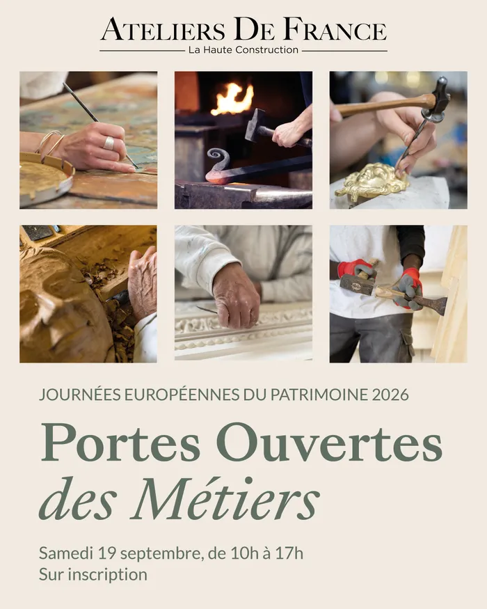 Illustration de l'événement : Portes Ouvertes des Métiers avec Ateliers De France