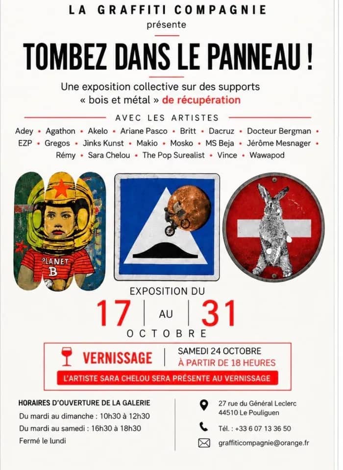 Illustration de l'événement : La Graffiti Compagnie présente : Tombez dans le panneau !