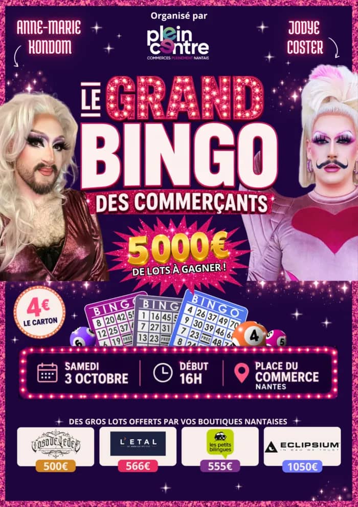 Illustration de l'événement : Grand bingo des commerçants 2026