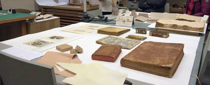 Illustration de l'événement : Découverte de l'atelier de conservation de la bibliothèque Sainte-Geneviève