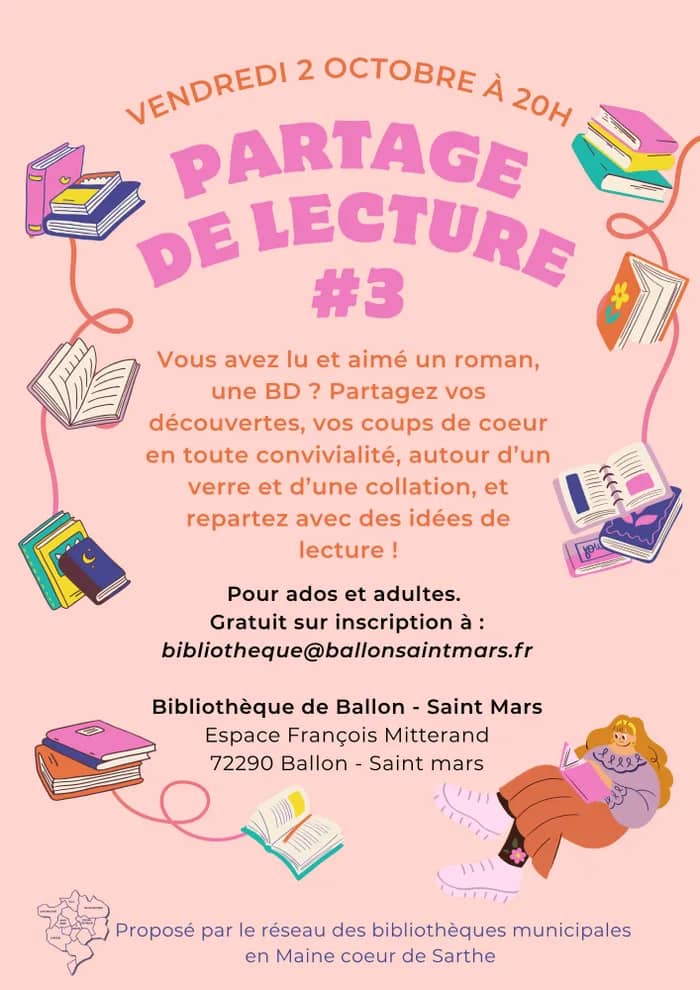 Illustration de l'événement : Partage de lecture