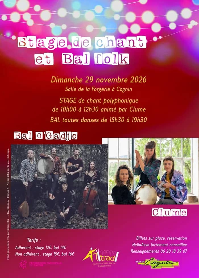 Illustration de l'événement : stage-bal d'automne avec Clume et Bal O Gadjo